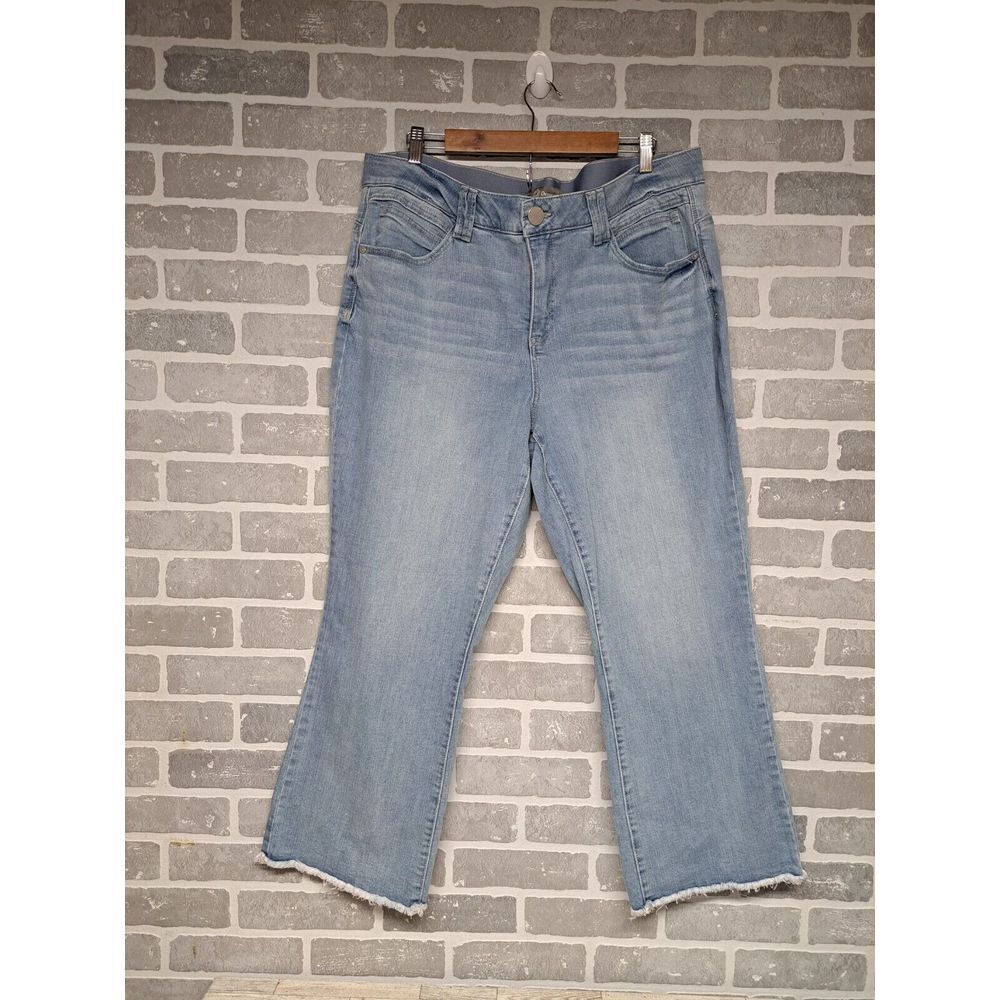Democracy AB Technology  Womens Blue Straight Leg Jeans Casual Plus Size 20W